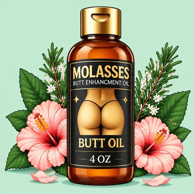 Molasses Oil — cartoon recreation of the website artwork.
